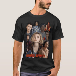 Camiseta Espíritos Escolares amigos retrô