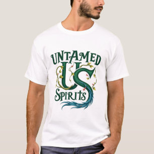 Camiseta Espíritos Indomados: Abraçando o Coração Selvagem