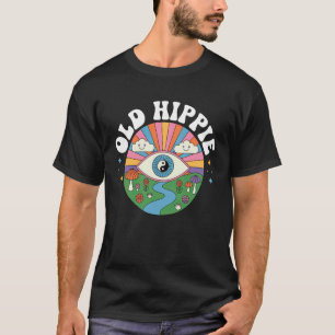 Camiseta Espíritos Livres e Almas de Flor Velho Hippie Retr