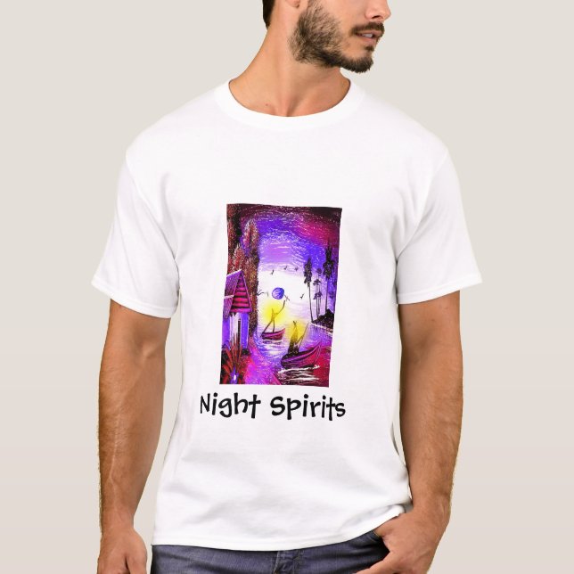 CAMISETA ESPÍRITOS NOTURNOS (Frente)
