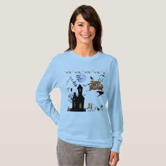 Camiseta Espíritos Rastejantes de Outubro azul pálido