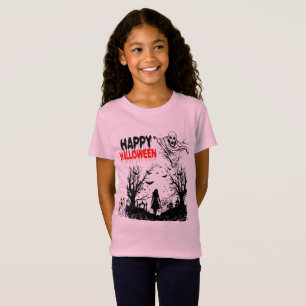 Camiseta Espíritos Sombrios Reunindo rosa pálido