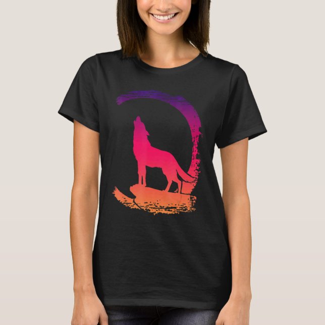 Camiseta Espiritual Wolf Moon Significa Incrível 1 (Frente)