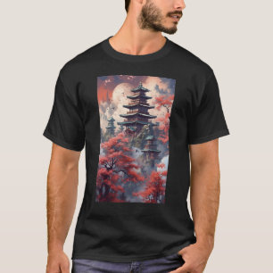 Camiseta Espiritualidade do Templo Japonês