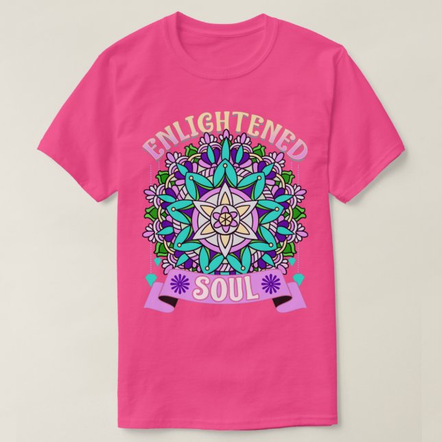 Camiseta Espiritualidade Espirituosa De Alma Iluminada Mand (Frente do Design)