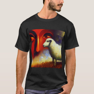 Camiseta Espirituosa Ovinos Animais 3