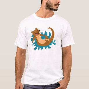Camiseta Espirrando a lontra