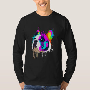 Camiseta Esplash Art French Buldog Men Women Dog