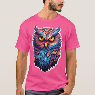 Camiseta Esplendor de Coruja Holográfica Luminosa 5