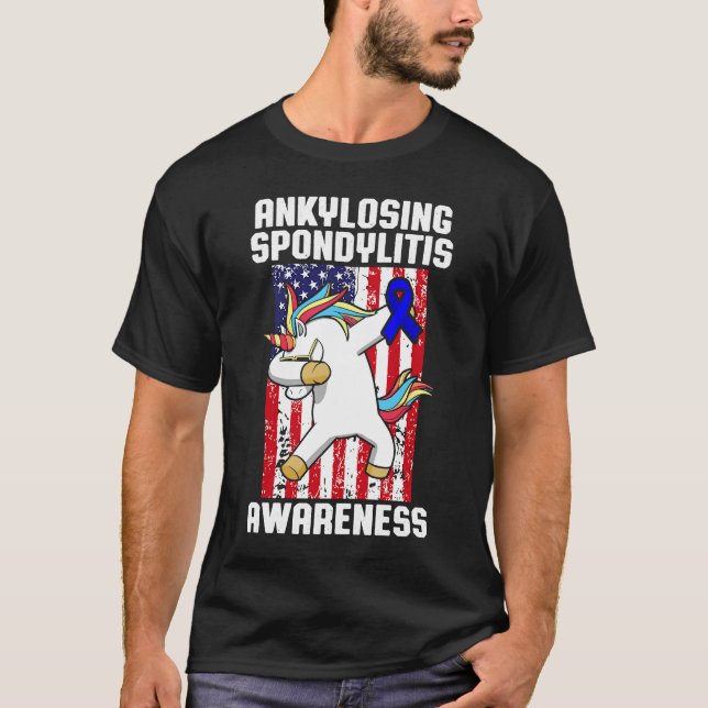 Camiseta Espondilite Anquilosante Como Sobrevivência Orgulh (Frente)