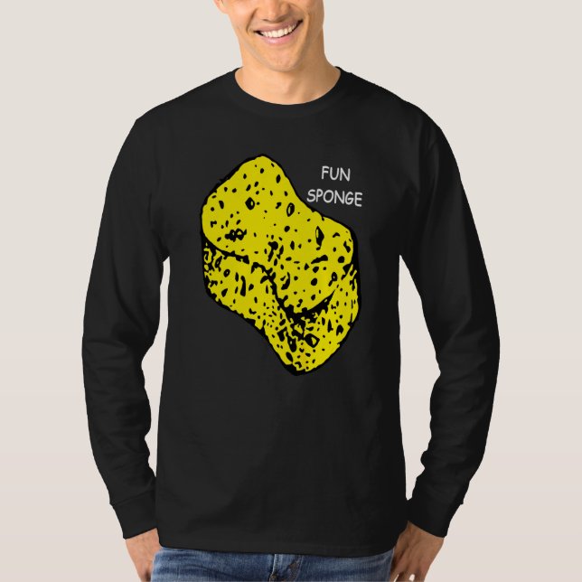 Camiseta Esponja Divertida Que Estraga a Festa (Frente)