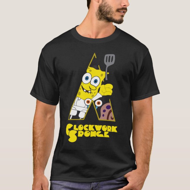 Camiseta Esponja do Clockwork (Frente)