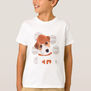 Camiseta Esportador Jack Russell Baseball Lover