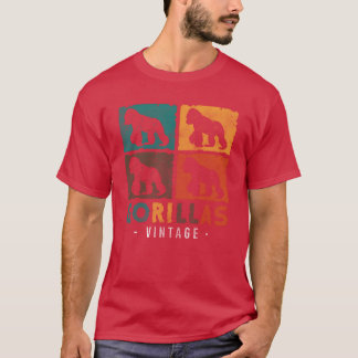 Camiseta Esporte Animal Gorila Chimpanzé menino