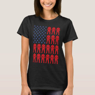 Camiseta Esporte Bandeira dos EUA Taekwondo 6