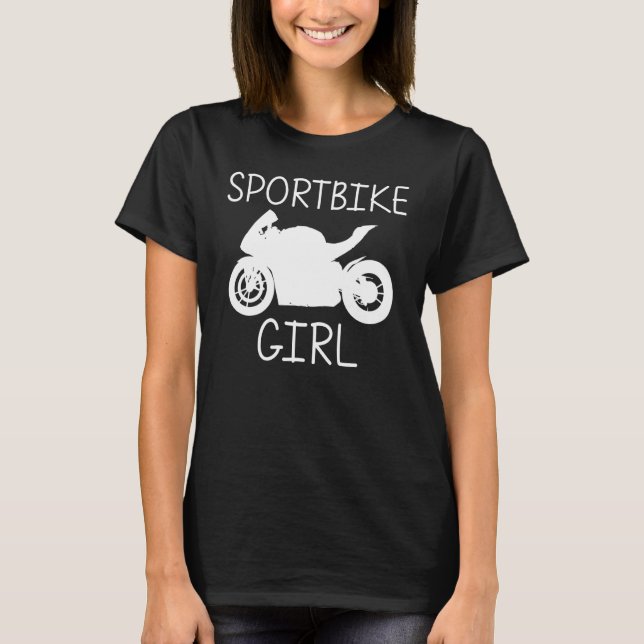 Camiseta Esporte Bike Kids Girls Racing Biker Motorbike Rid (Frente)