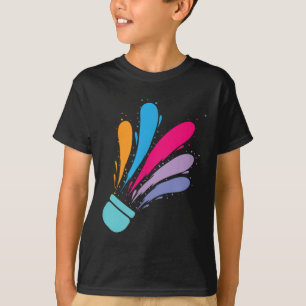 Camiseta Esporte Colorido de Badminton