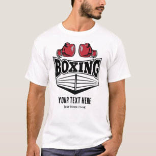Camiseta Esporte de Boxe Poder e Design de Luta