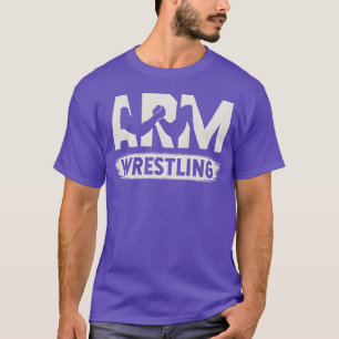 Camiseta Esporte de braço de ferro Esporte de combate Lutad