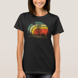 Camiseta Esporte de Disco Voador Frolf Golfe de Disco Retro