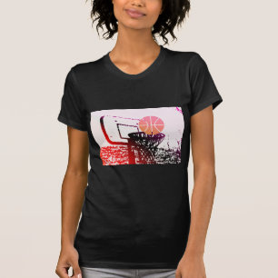 Camiseta Esporte de Equipe Bola Basquete Rede Treinador Jog