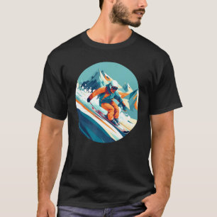 Camiseta Esporte de Esqui Legal no Inverno para Encosta de