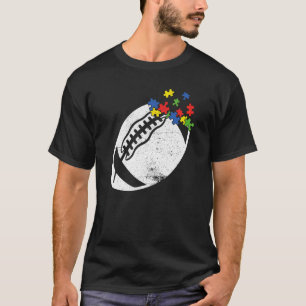 Camiseta Esporte de Futebol Americano Vintage Retrô Coração