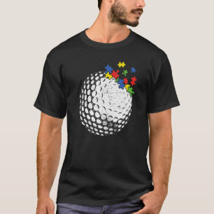 Camiseta Esporte de Golfe Retro Vintage Coração Consciência