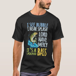 Camiseta Esporte de Pesca de Robalo Peixe Robalo Preto
