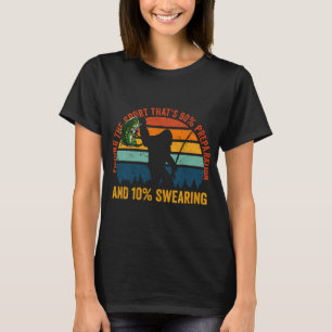 Camiseta Esporte de Pesca Que é 90% de Preparação 10% de Xi