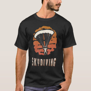 Camiseta Esporte de pôr do sol clássico retrô vintage de pa