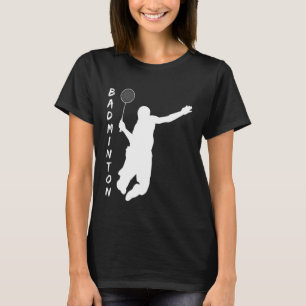 Camiseta Esporte de Raquete de Badminton Homem Garoto Golpe