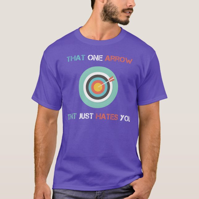 Camiseta Esporte de Tiro com Arco e Flecha (Frente)