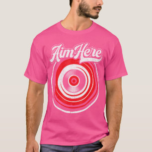 Camiseta Esporte de Tiro com Dardos Aim Here