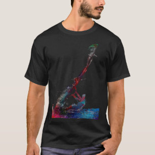 Camiseta esporte de vela e de vento
