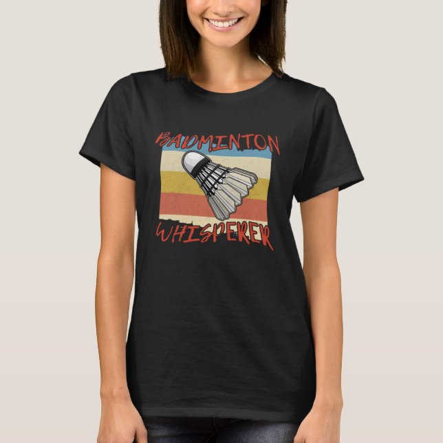 Camiseta Esporte do atleta de Badminton (Frente)