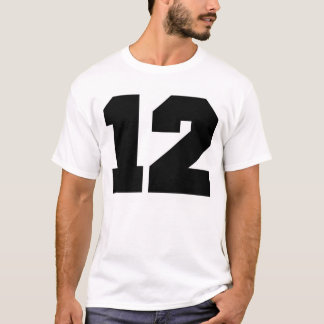Camiseta Esporte do número 12