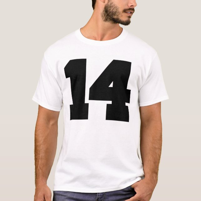 Camiseta Esporte do número 14 (Frente)