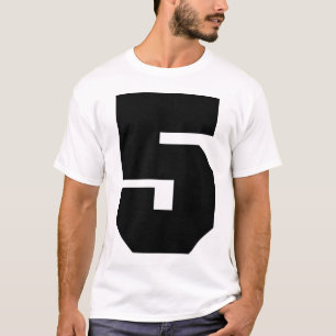 Camiseta Esporte do número 5