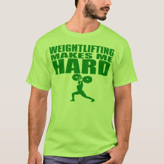 Camiseta Esporte Engraçado - Levantamento De Peso Me Faz Du