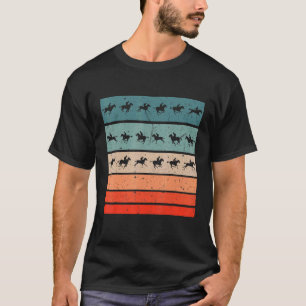 Camiseta Esporte Equestre Corrida De Cavalo Montaria