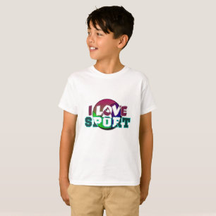 Camiseta Esporte I Love