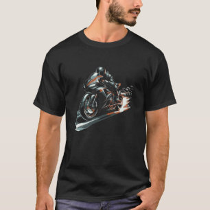 Camiseta Esporte Moto Corrida Motocicleta Homens Meninos Gr