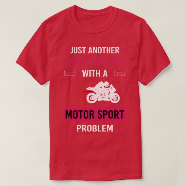 Camiseta Esporte Motodesportivo Vinho (Frente do Design)