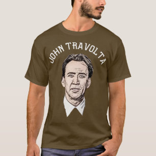 Camiseta Esporte Nicolas Cage como John Travolta