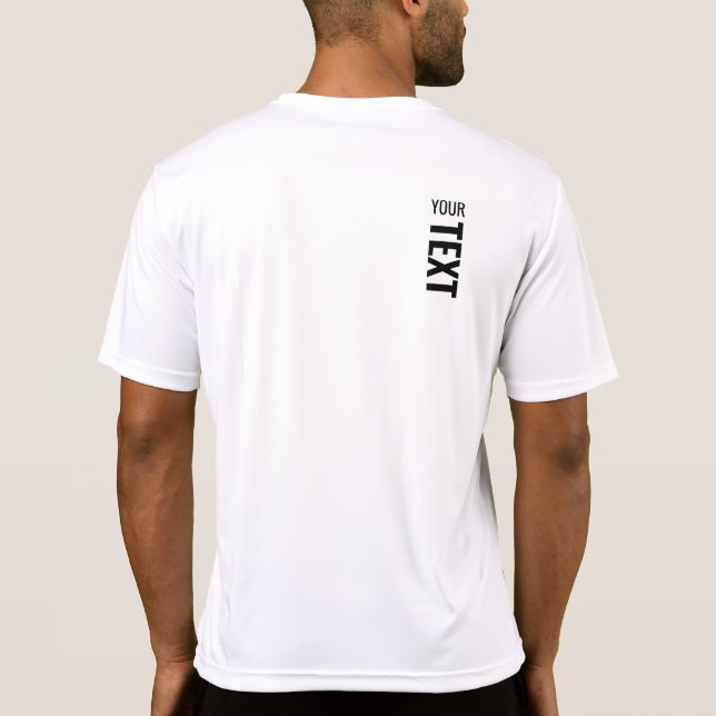 Camiseta Esporte Personalizado Impressão Mens Modelo modern (Verso)
