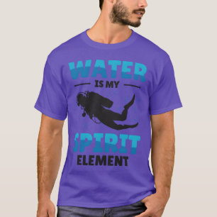 Camiseta Esportes Aquáticos de Snorkeling Espírito Elemento