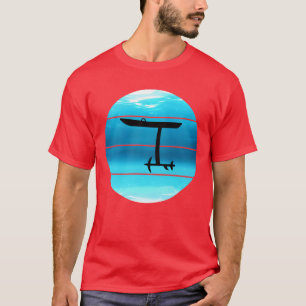 Camiseta Esportes Aquáticos de Surfe de Hidrofólio com Asa