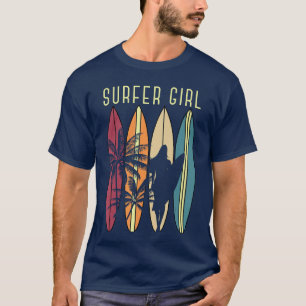 Camiseta Esportes Aquáticos Surf Meninas Prancha de Surfe P
