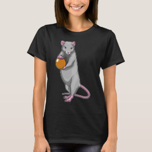 Camiseta Esportes Bola de Boliche Rato de Boliche 